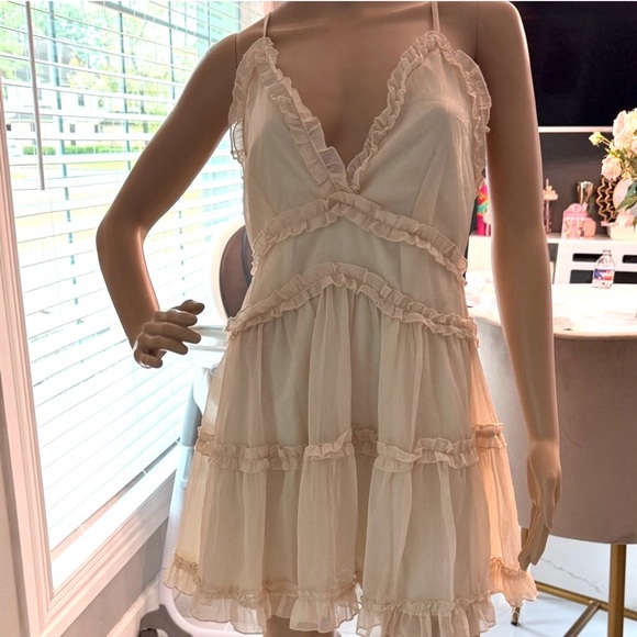 Windsor Ivory Ruffle Dress - Picture 2 of 4